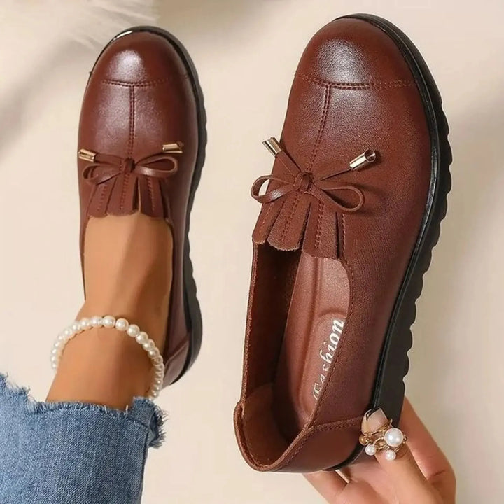 Kyla - Gepolsterte Plateau-Loafer