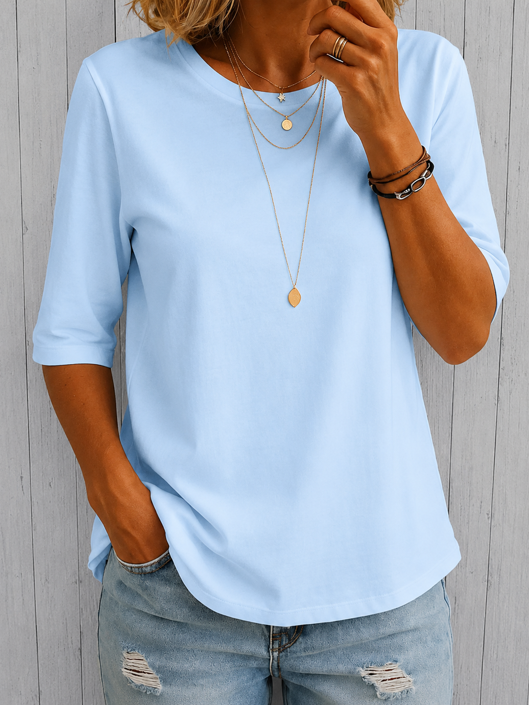 Isara - Softtouch-Halbarm-T-Shirt