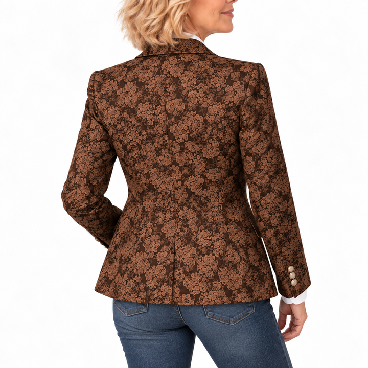 Sybilla - Taillierter Jacquard-Blazer