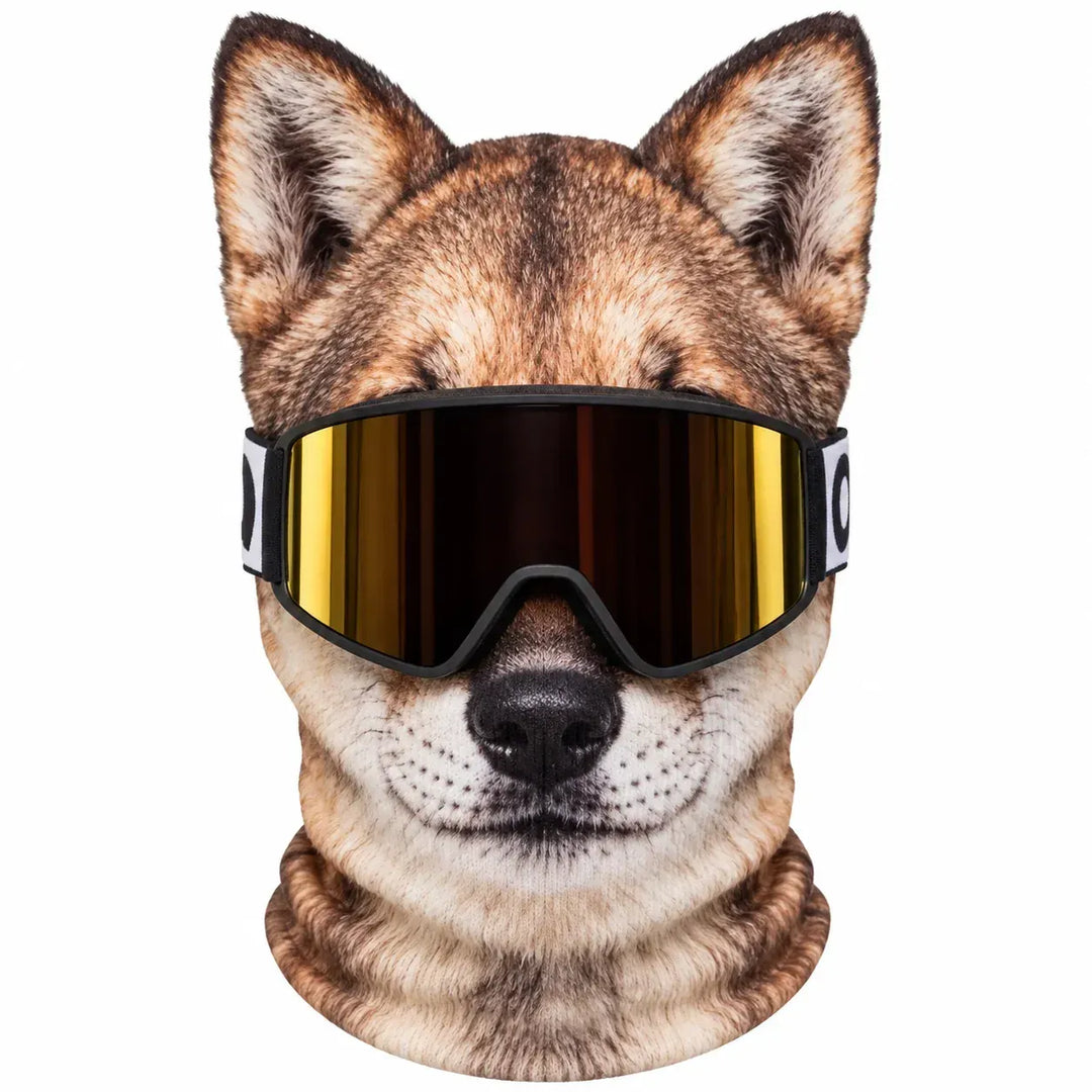 Hadren - Soft-Touch-Balaclava mit Tiergesicht