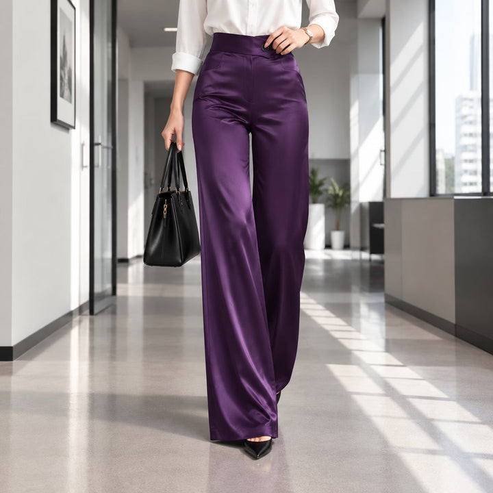 Anouk - elegante hochtaillierte Wide-Leg-Hose