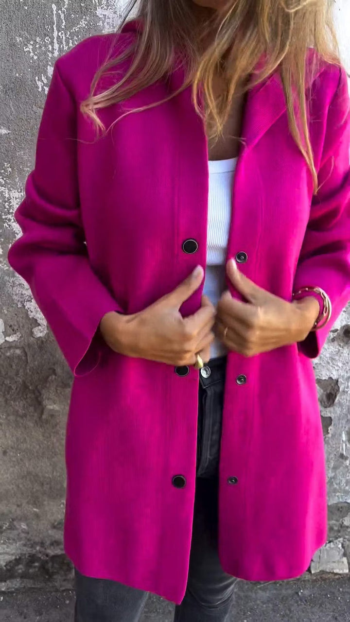 Aloura - Legerer Kapuzen-Cardigan mit Knopfleiste