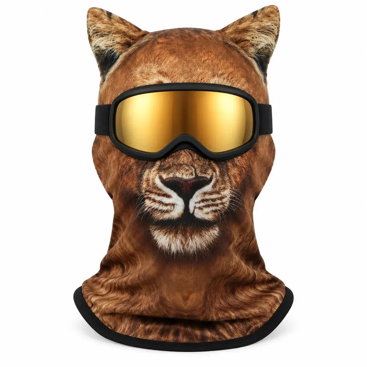 Hadren - Soft-Touch-Balaclava mit Tiergesicht