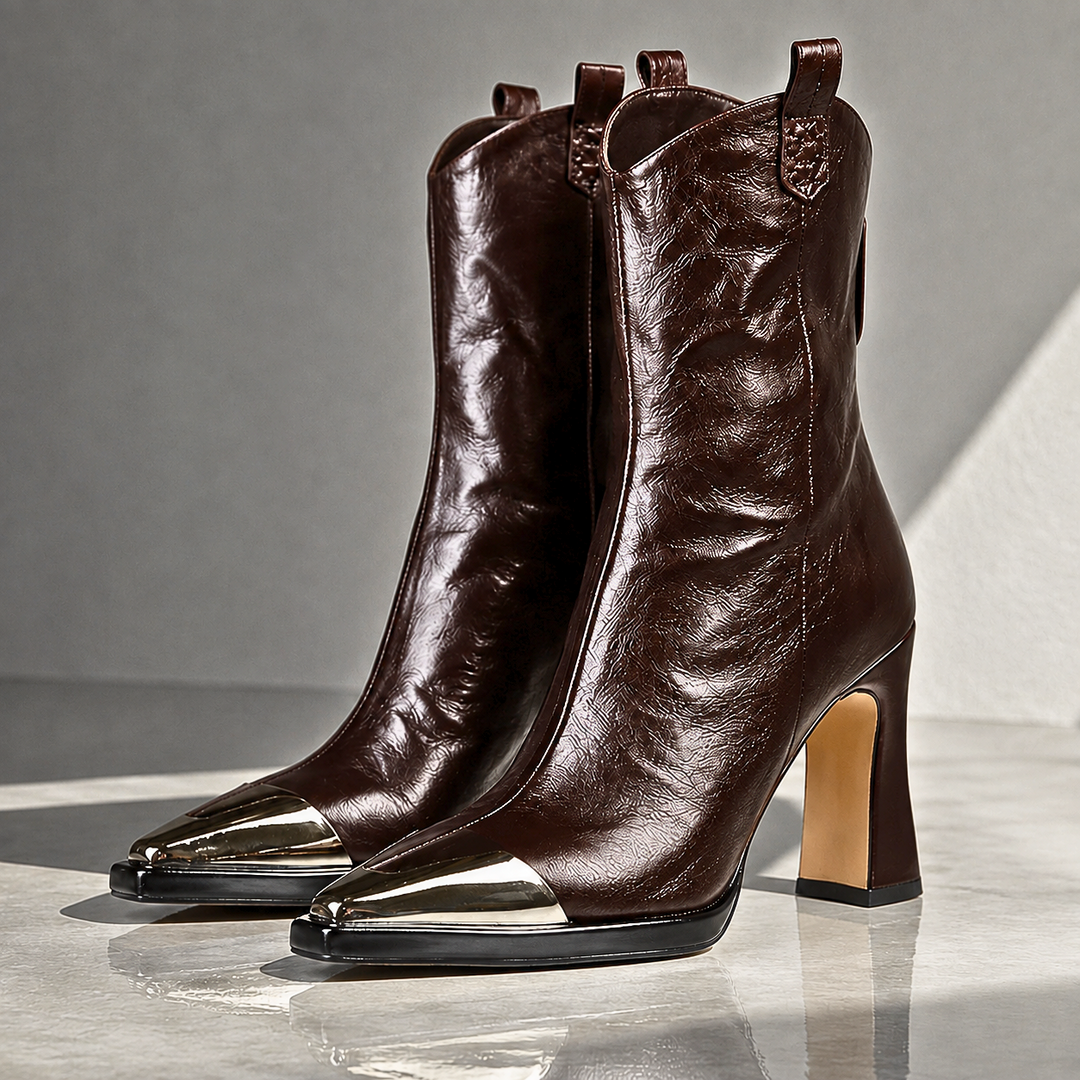 Esmira - Polierte Stiefeletten