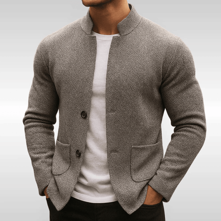 Corben - Strukturierter Herren-Strickblazer