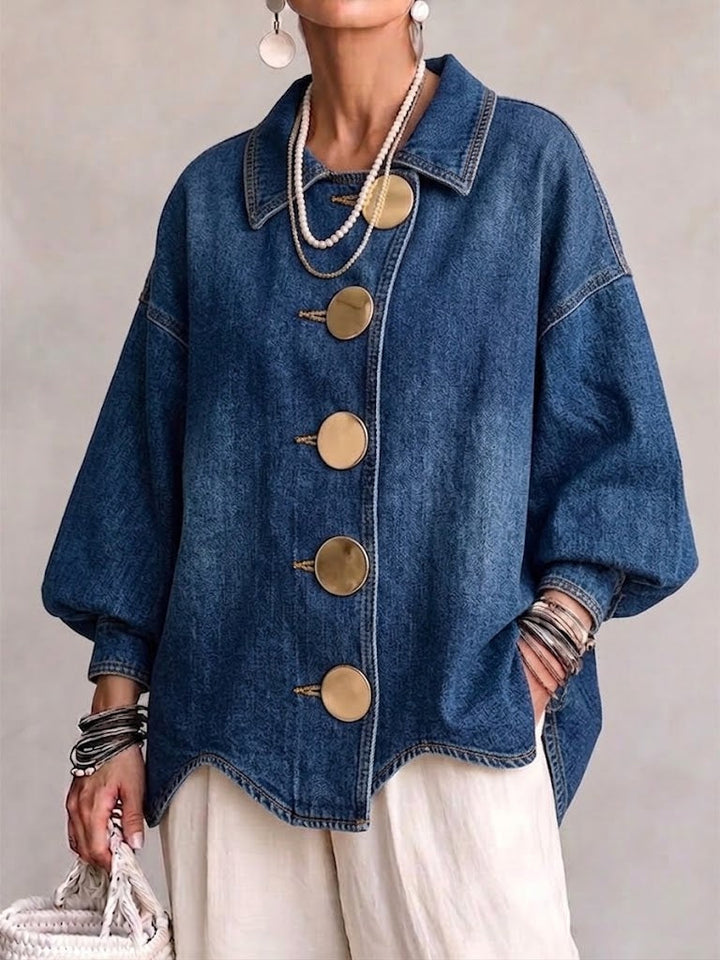 Aloua - Vintage-gewaschene Jacke